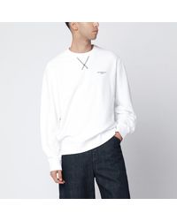 Givenchy - Couture Seam Sweatshirt With Embroidered Logo - Lyst