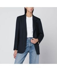 Golden Goose - Pinstriped Single Breasted Blazer - Lyst