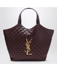 Saint Laurent - Icare Oversized Quilted Leather Shopping Bag - Lyst