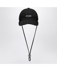 Jacquemus - Schwarz Kappe La Casquette Artichaut Aus Baumwolle - Lyst