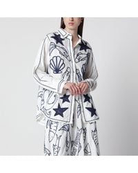 FARM Rio - Shirt With Marine Embroidery - Lyst
