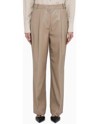 Calvin Klein - Leatherette Trousers - Lyst