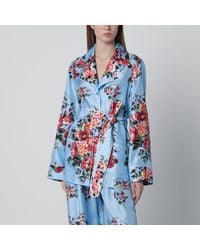 Dolce & Gabbana - Vanity Silk Twill Shirt With Floral Print - Lyst