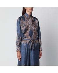 Zimmermann - Valiant Relaxed Silk Shirt - Lyst