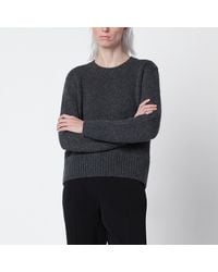 The Row - Pato Charcoal Melange Cashmere Sweater - Lyst