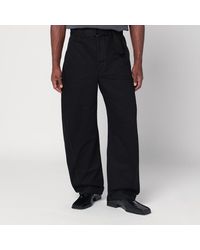 Lemaire - Pantalone in cotone con cintura - Lyst