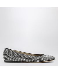 Loewe - Ballerinas Aus Veloursleder Mit Kristallen - Lyst