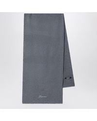 Jacquemus - Dark Wool And Cashmere Tailleur Scarf - Lyst