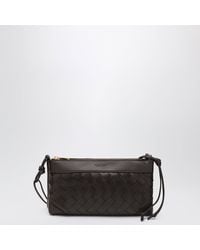 Bottega Veneta - Double Patch Fondant Leather And Intrecciato Bag - Lyst