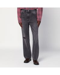 Our Legacy - Faded Effect Jeans With Rips - Lyst