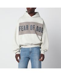 Fear Of God - Vanilla Cotton Fleece Sweatshirt - Lyst