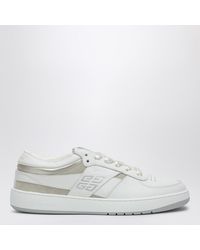 Givenchy - Leather And Suede Sneakers 4G - Lyst