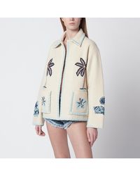 Alanui - Sand-Colored Wool Remember Me Jacket - Lyst