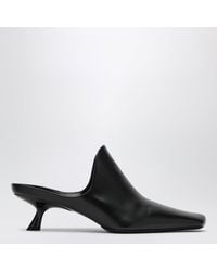 Loewe - Emily Lambskin Leather Mules - Lyst