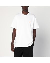 Carhartt - S/S Chase Cotton T-Shirt - Lyst