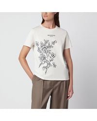 Weekend by Maxmara - Cream T-Shirt - Lyst