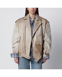 Golden Goose - Leather Phoebe Jacket - Lyst