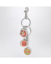 Balenciaga - Schlüsselanhänger-Charm Mit Logogeprägten Flaschendeckeln - Lyst