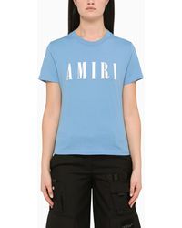 Amiri - T-shirt girocollo con logo - Lyst