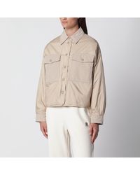Weekend by Maxmara - Almond Reversible Cropped Jacket - Lyst