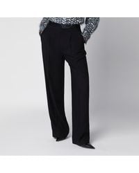 Maison Margiela - Virgin Wool Tuxedo Trousers With Satin Details - Lyst