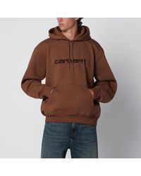 Carhartt - Hooded Carhartt Cotton Blend Sweatshirt - Lyst