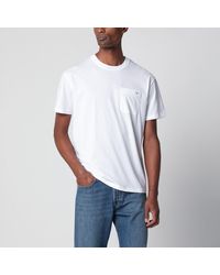 Valentino - Cotton T-Shirt With Vgold - Lyst