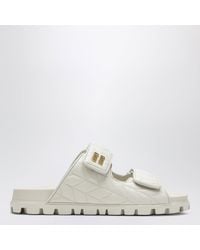 Miu Miu - Matelassé Nappa Leather Sandals - Lyst