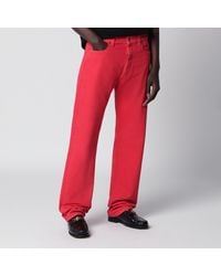 Versace - Straight-Leg Cotton Denim Jeans - Lyst