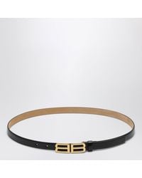 Balenciaga - Bolero Bb Calfskin Leather Belt - Lyst