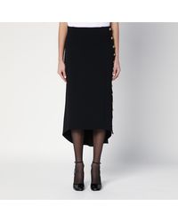 Givenchy - Milan Stitch Skirt With Buttons - Lyst