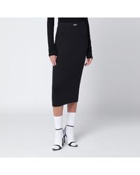 Off-White c/o Virgil Abloh - Pencil Skirt With Off Logo - Lyst