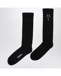 Rick Owens - Cotton Socks With Logo - Lyst
