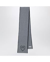 Chloé - Sciarpa Encoeur Grigia - Lyst