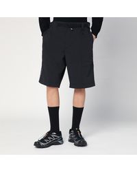 Moncler - Bermuda Shorts With Logo - Lyst