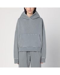 Entire studios - Grauer Kapuzenpullover Aus Baumwolle - Lyst