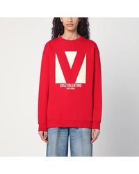 Valentino - Sweatshirt With Chez Print - Lyst
