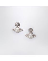 Vivienne Westwood - Balbina Earrings With Pearl - Lyst