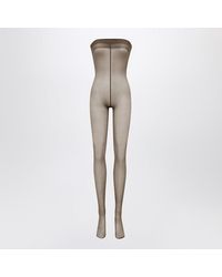 Saint Laurent - Tuta collant - Lyst