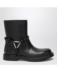 Bottega Veneta - James Leather Ankle Boots - Lyst