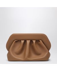 THEMOIRÈ - Brown Clutch Bag In Eco Leather - Lyst