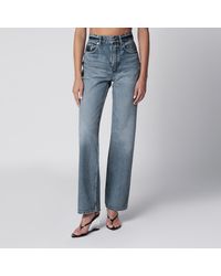 Alaïa - Straight-Leg Denim Jeans - Lyst