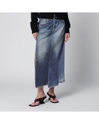 Our Legacy - Craft Midi Denim Skirt - Lyst