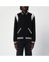 Saint Laurent - Wool Bomber Jacket - Lyst