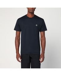 Stone Island - Cotton T-Shirt With Logo Patch - Lyst