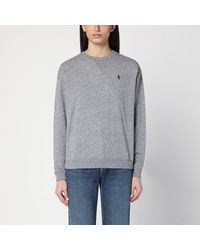 Polo Ralph Lauren - Cotton Blend Crew-neck Sweatshirt - Lyst