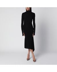 Victoria Beckham - Midi High-Neck Dress - Lyst