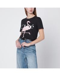 Chloé - Baby-Fit T-Shirt With Logo And Flamingo Print - Lyst