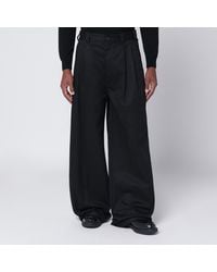 Maison Margiela - Wide Pants In Cotton Blend - Lyst
