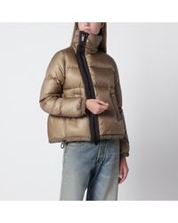 Sacai - Down Jacket With Asymmetrical Zip - Lyst